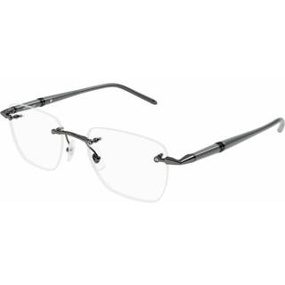 Montblanc Mand MB0346O 003 Optiske stel Metal Ruthenium Transparent Firkantet