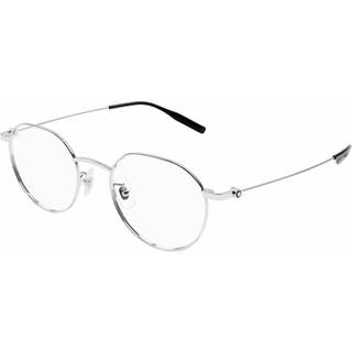 Montblanc Mand MB0317OA 001 Optiske stel Titanium Sølv Transparent Rund