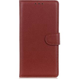 Xiaomi 14 Pro Litchi Læder Flip Cover m. Pung - Brun