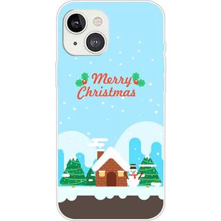 iPhone 15 Fleksibelt Plast Bagside Jule Cover - Merry Christmas - Julehygge