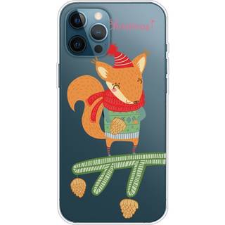 iPhone 15 Pro Fleksibelt Plastik Jule Bagside Cover - Egern