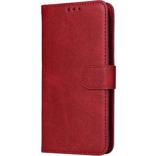 Samsung Galaxy A35 (5G) Kunstlæder Flip Cover m. Pung og Strop - Rød