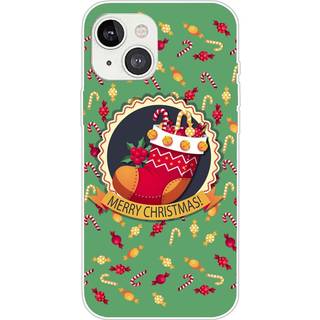 iPhone 15 Plus Fleksibelt Plast Bagside Jule Cover - Merry Christmas - Julesok