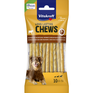 Vitakraft LONG LASTING CHEWS tyggestænger, drejet, 12,5cm - 10 stk.