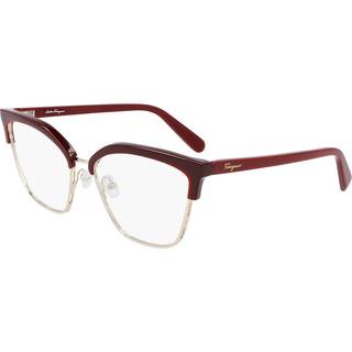 Ferragamo Mand SF2210 639 Optiske stel Acetat Bordeaux Firkantet