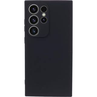 Samsung Galaxy S24 Ultra Fleksibelt TPU Plastik Cover - Sort
