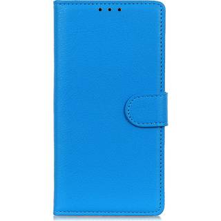 Xiaomi 14 Pro Litchi Læder Flip Cover m. Pung - Blå
