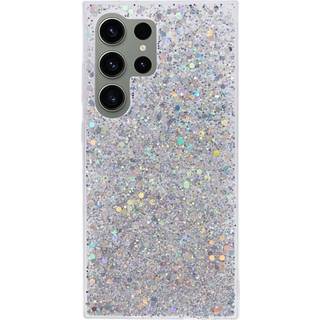 Samsung Galaxy S24 Ultra Glitter Cover - Sølv