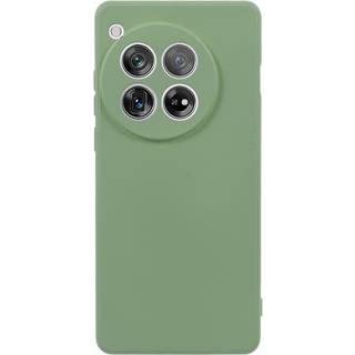 OnePlus 12 Fleksibelt Plastik Bagside Cover - Lysegrøn