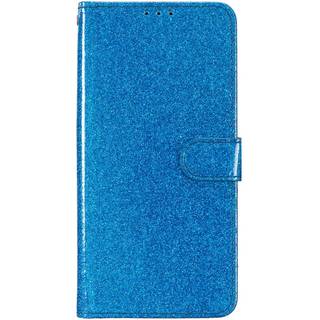 Samsung Galaxy A55 (5G) Læder Flip Cover m. Pung & Strop - Glimmer - Blå