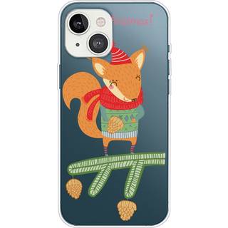 iPhone 15 Fleksibelt Plastik Jule Bagside Cover - Egern