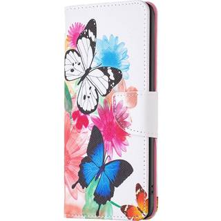 OnePlus 12 Cover m. Pung i Læder - To Sommerfugle