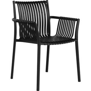 Tulsa havestol, polypropylen, stabelbar, sort