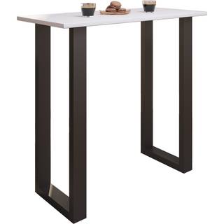 Xona barbord 110x50 hvid, sort.