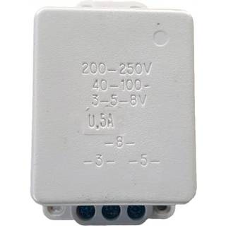 TRAFO TIL VÆG MONTAGE 230V/8V