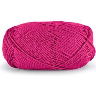 Dale LERKE 8161 Pink Indhold: 53% merinould, 47% egyptisk bomuld Vægt/længde: 50 g = ca 115 meter Anbefalede pinde: 4 mm Strikkefasthed: 10 cm = 22 m Vask: Uldvask 30 °C / Brug vaskemiddel til uld/silke / Brug ikke skyllemiddel / Tørres fladt.