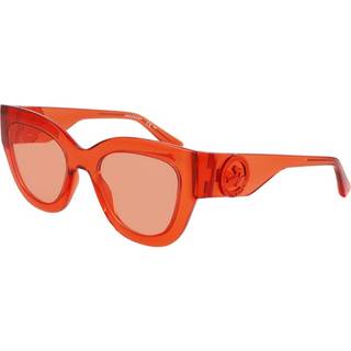 LONGCHAMP Kvinde LO744S 842 Solbriller Acetat Orange Orange Firkantet Normal Normal