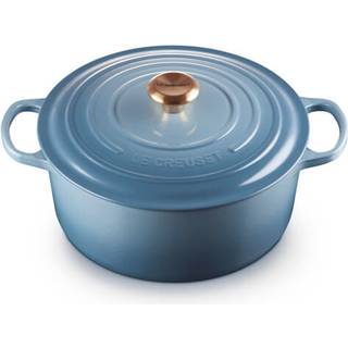 Signature Rund Støbejernsgryde, Chambray, 6,7 L