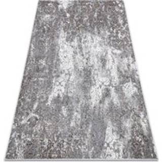 Tæppe NOBLE moderne 6773 45 Pynt vintage vasket - Strukturelle, to niveauer af fleece grå 120x170 cm