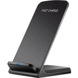 Z2 15W trådløs oplader til hurtig opladning af mobiltelefoner Vuggestativ til iPhone Samsung Huawei Xiaomi - Sort