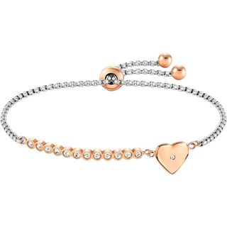 Nomination Milleluci Rose Gold Heart Bracelet - 14-19cm