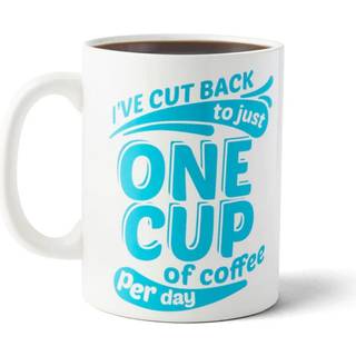 Bigmouth Inc. Coffee Mug - Jeg har skåret tilbage til kun en kop kaffe pr. Dag gigantisk størrelse Novelty Coffee Mug 64 Oz