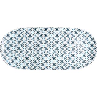 Porcelain Modern Deco Large Platter