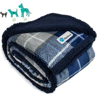 Petami Dog T?ppe til seng XL PET T?ppe store hunde fleece m?bler sofa cover beskytter sofa bil kasse kennel bl?d sherpa katte kast plys reversibe