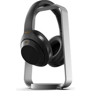 Humancentrisk hovedtelefonstativ Hovedstad Holder i rumgr? v?gtet aluminiumshovedtelefon Holder Desk hovedtelefonb?jle viser og holder headset Wo