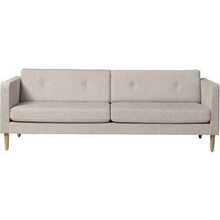 FDB Møbler L42 Firhøj 3 pers. sofa - Tangent / Massiv eg
