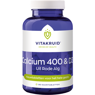 Vitakruid Calcium 400 & D3 fra Rød Alger