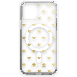 Clear MagSafe Case Golden Hearts