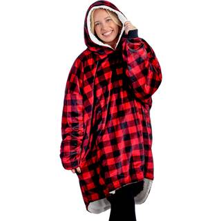 Bare hjemme -sherpa fleece b?rbart t?ppe - overdimensioneret b?rbar t?ppe h?ttetr?je - ungdomsst?rrelse - varm & hyggelig - behagelig sweatshirt