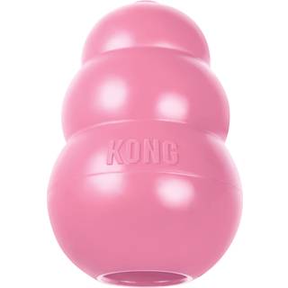 Kong hvalp - naturlig tænder gummi tyggelegetøj til hunde - stukkeligt hundelegetøj til udvidet spilletid - Chew & hent legetøj til hvalpe - til