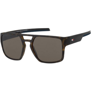 Tommy Hilfiger TH 1805/S N9P/70 56 Solbriller Mænd Tortoiseshell - Matte Havana - 56mm