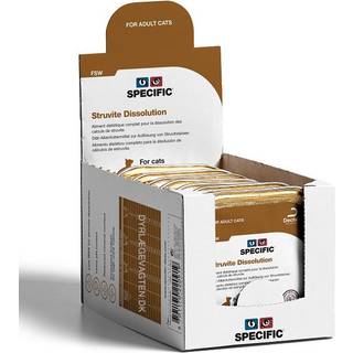 SPECIFIC FSW Struvite Dissolution 100g. Kattefoder mod struvitter i urinen, 4 pakke med 7 stk