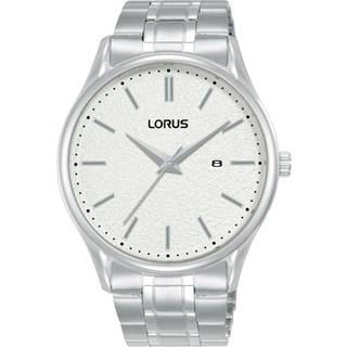 Lorus Stainless Steel Quartz White Dial Men's Watch RH931QX9