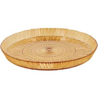 Bitz Kusintha serveringsfad rundt Ø30 cm Amber