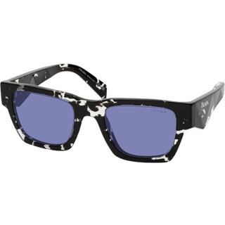 Prada Mand PR A06S 15O50B Solbriller Acetat Sort Violet Pillow Normal
