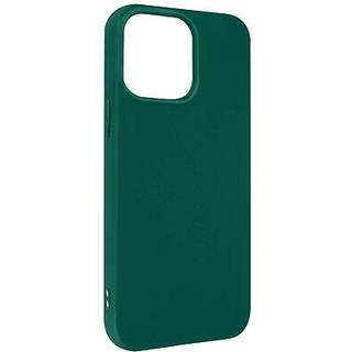 Apple iPhone 14 cover Fleksibel silikone mat finish anti-fingeraftryk mørkegrøn