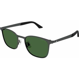 Montblanc MB0331S Asian Fit 002 54 Solbriller Mænd Gunmetal - Gunmetal - 54mm