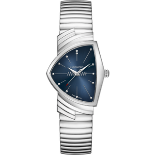 Hamilton Ventura Quartz Blue Dial Steel Strap Unisex Watch H24411142