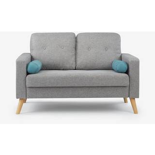 TATUM 2-personers sofa i stof - Meleret grå
