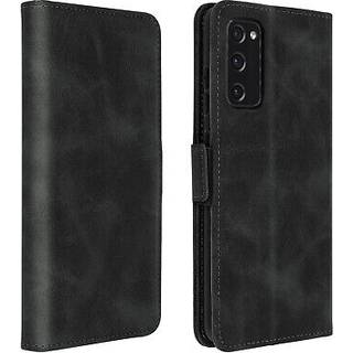 Etui til Samsung S20 FE - Vintage - Øko-læder - Kortholder - Videostativ - Sort