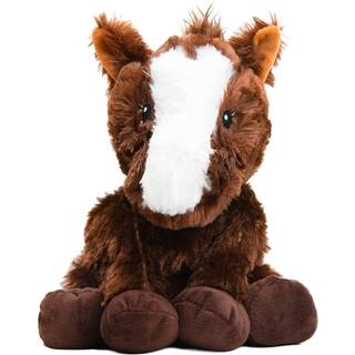 Varme venner - Harry hesten - 1,5 kg - Hyggeligt mikrob?lgeb?rbart lavendel duftende plys leget?j - Opvarmet udstoppet dyr - Varmbar k?lbar senge