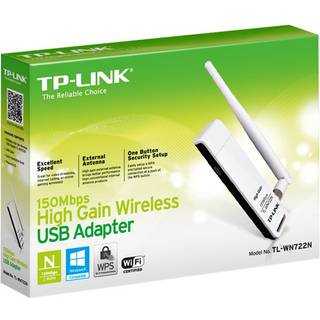 TP-Link TL-WN722N 150Mbps High Gain USB 2.0 stick Wi-Fi netkort