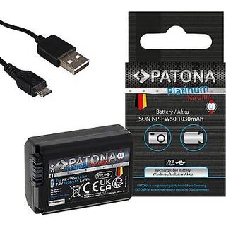 Patona Platinum battery with USB-C input for Sony NP-FW50