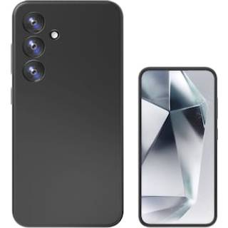Samsung Galaxy S24 4Smarts Liquid Silikone Cupertino Bagside Cover - Qi2 Kompatibel - Sort