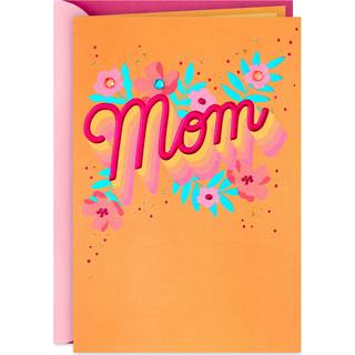 Hallmark fødselsdagskort til mor (ædelsten blomster)