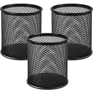 Maxgear Pen Holder til skrivebord 3 Pack Pencil Holder Premium Mesh Metal Pen Holder Pencil Cup Marker Holder Desk tilbeh?r og arbejdsomr?de Arra